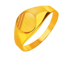 Złoty pierścionek - sygnet