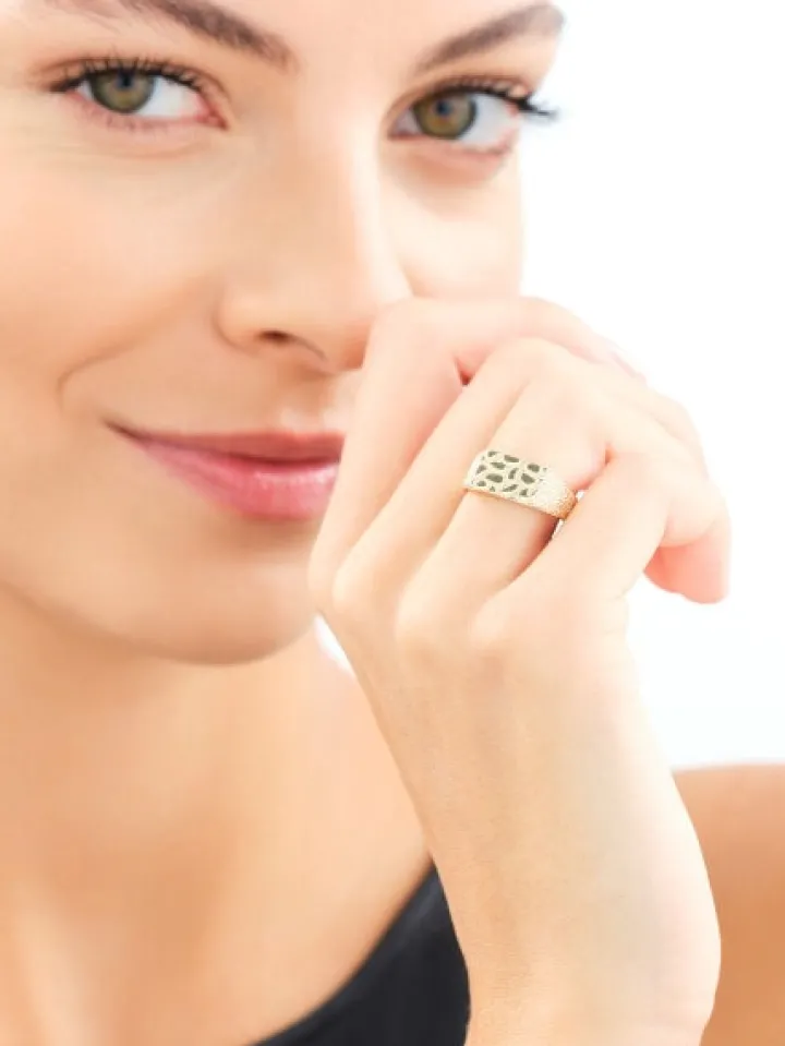 Złoty pierścionek - sygnet