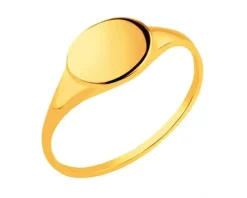 Złoty pierścionek - sygnet