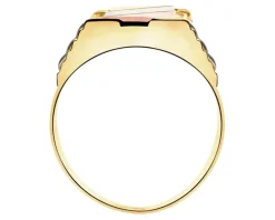 Złoty pierścionek - sygnet