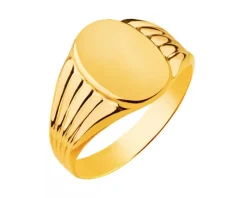Złoty pierścionek -  sygnet