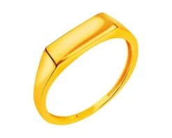 Złoty pierścionek - sygnet