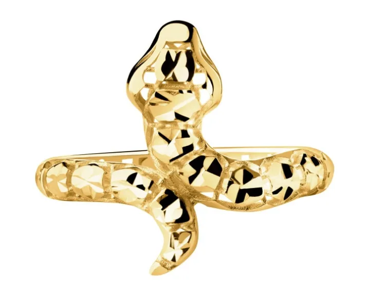 Złoty pierścionek - wąż