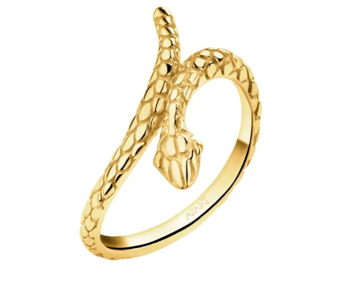 Złoty pierścionek - wąż