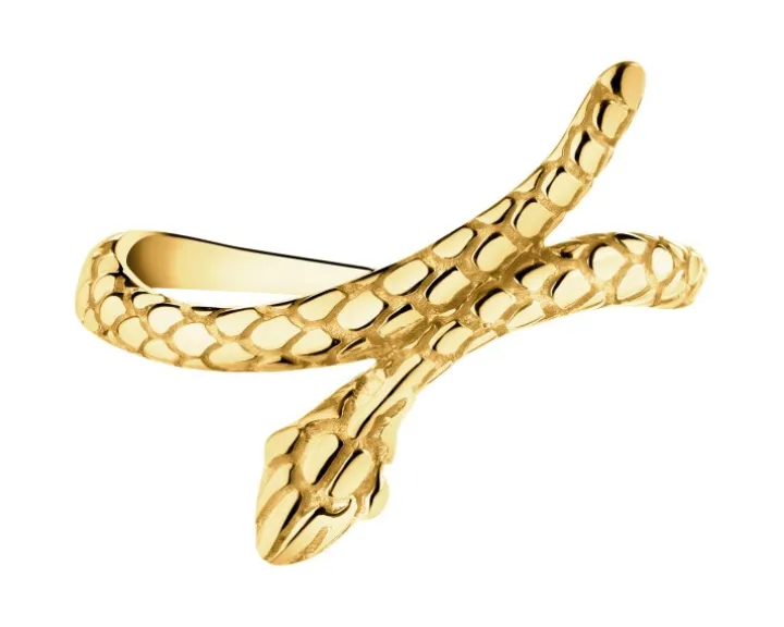Złoty pierścionek - wąż