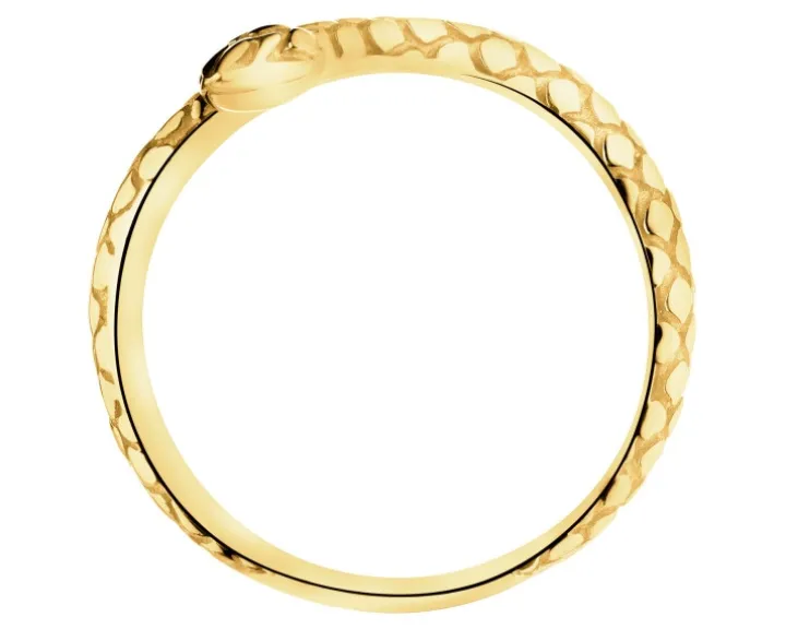 Złoty pierścionek - wąż