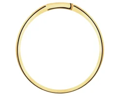 Złoty pierścionek z cyrkoniami